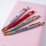 Personalised Morandi Colour Birth Flower Retractable Ballpoint Pen with Name Writing Tool Birthday Teacher's Day Gift for Teachers Students Employees