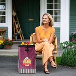 Bolsa personalizada para carrito de compras con nombre y inicial sombrero de chef accesorio de compras regalo de cumpleaños para la familia
