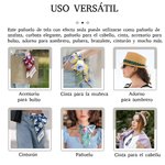 Pañuelo personalizado con flores de nacimiento y nombre decoración en bolso regalo para chicas y mujeres en fiestas o cumpleaños