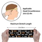 Personalized Multicolour Cheer Slogan Pet Photo Stretchy Anti-sweat Sport Headband with Name Sports Accessory Birthday Gift for Men Women Sports Lovers