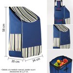 Bolsa personalizada para carrito de compras con nombre y inicial sombrero de chef accesorio de compras regalo de cumpleaños para la familia