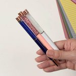 Personlig Bibeln under ett år Läsplanlista med namn och glitterpenna Födelsedag Dopgåva för familj Kristen