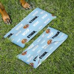 Personalized Multicolour Cheer Slogan Pet Photo Stretchy Anti-sweat Sport Headband with Name Sports Accessory Birthday Gift for Men Women Sports Lovers
