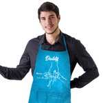 Niños personalizados agarrar la mano del padre con nombres Día del Padre Cumpleaños Regalo para papá Papa