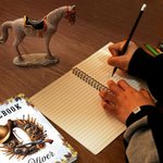 Gepersonaliseerd Maple Leaf Horse Theme Initial A5 Spiraal Journal Notebook met naam en 120 gelinieerde pagina's Verjaardagscadeau voor paardenliefhebbers vrienden
