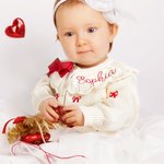 Personlig Coquette Bow 100% bomull langermet strikket cardigan genser med brodert navn Baby shower bursdagsgave til babyjenter