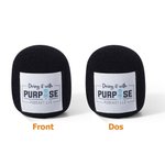 Set de 2 mousses pour micro personnalisés avec photo ou logo - Cadeau d'anniversaire pour créateurs et animateurs