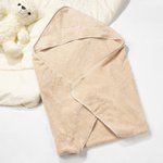 Personlig brodert navn Coral Fleece hettehåndkle med hette Sommerbasseng Bad Essential Baby Shower Bursdagsgave til babybarn