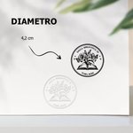 Timbro a secco personalizzato con nome e motivo floreale, timbro Ex Libris, popolare per libri e buste - Regalo di compleanno per chi ama leggere