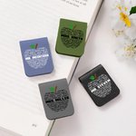 Personalized Multicolor Apple Scroll Magnetic Leather Bookmark Clip with Name Teacher's Day Back to School Appreciation Gift for Teachers
