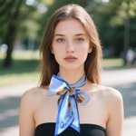 Foulard multicolore personalizzato con la foto degli animali domestici e nome regalo di compleanno o quotidiano per donne e amanti degli animali
