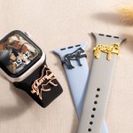 Personalised Minimalist Horse Silhouette Watch Band Charm with Name Pet Party Anniversary Birthday Gift for Horse Lovers