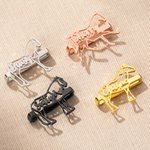Personalised Minimalist Horse Silhouette Watch Band Charm with Name Pet Party Anniversary Birthday Gift for Horse Lovers