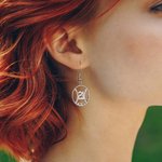 Personalized Baseball Silhouette Earrings with Number and Engraved Name Game Day Team Birthday Gift for Baseball Mom Athlete