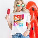 Personalised In My Cruise Era 100% Cotton Baby Bodysuit Adult Kid T-shirt with Name Travel Essentials Birthday Gift for Family Cruise Lovers