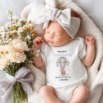 Henkilökohtainen Ensimmäinen Isänpäivä 100% puuvilla T-paita Baby Bodysuit Matching Set nimi ja päivämäärä Isänpäivä vuosipäivä lahja perheelle