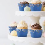 Personalized Multicolour Cupcake Wrappers with Text 12 Pcs Birthday Wedding Party Favor for Baking Enthusiasts