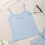 Gepersonaliseerd Multicolor Geborduurd Vest Sweatbroek Set met Naam en Datum Verjaardag Bruiloft Party Gift voor Vrouwen Meisjes