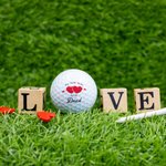 Spersonalizowany zabawny zestaw 3 piłek golfowych z imionami na urodziny, walentynki i rocznicę dla pary miłośników golfa