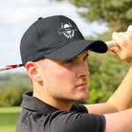 Personalisiertes Golf Design Sport Basecap mit Namen Geburtstag Urlaub Geschenk für Kinder Golfliebhaber