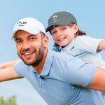 Personalisiertes Golf Design Sport Basecap mit Namen Geburtstag Urlaub Geschenk für Kinder Golfliebhaber