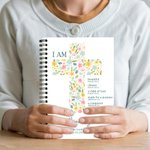 Libreta espiral A5 con nombre y fecha Primera comunión Bautizo Regalo para niñas Cristianas 3