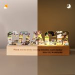 Personalized Coach Design 10 Photos Collage LED Night Light with Engraved Text and Wooden Base Birthday Retirement Team Appreciation Gift for Coach