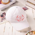 Personalisiertes Golf Design Sport Basecap mit Namen Geburtstag Urlaub Geschenk für Kinder Golfliebhaber