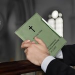 Personalised Communion Cross Name Text Date PU Leather Journal Notebook with Pen and 160 Lined Pages Birthday Prayer Religious Gift for Christians