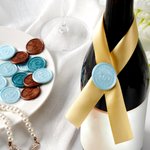 Henkilökohtainen Monogrammi Design Kirjekuori Wax Seal tarroja nimi ja Initial Set of 20 Party lahja häät Kutsu Decor