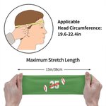 Personalized Multicolor Ball Sports Stretchy Anti-sweat Headband with Name and Number Sports Accessory Birthday Gift for Men Women Ball Lovers