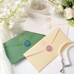 Henkilökohtainen Monogrammi Design Kirjekuori Wax Seal tarroja nimi ja Initial Set of 20 Party lahja häät Kutsu Decor