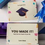 Personalized Cute Stuffed Flower Plush Bear Ribbon Bow Bouquet with Gift Box and Greeting Card Class of 2026 Graduation Party Gift for Graduates