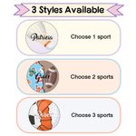 Personalised Softball Badminton Basketball Sports Acrylic Bag Charm Accessories for Bogg with Name Game Birthday Gift for Sports Ball Lovers