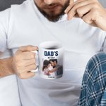 Spersonalizowany ceramiczny kubek do kawy z tekstem Rocznica Dzień Ojca Prezent urodzinowy dla mężczyzny
