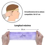 Cinta de pelo deportiva personalizada elástica anti sudor con nombre en colores accesorio deportiva regalo de cumpleaños para amantes del deporte