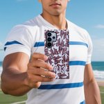 Coque de téléphone personnalisée avec texte pour iPhone Samsung Sports Team Accessory Cadeau d'anniversaire pour les amoureux des sports de balle