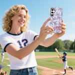Coque de téléphone personnalisée avec texte pour iPhone Samsung Sports Team Accessory Cadeau d'anniversaire pour les amoureux des sports de balle