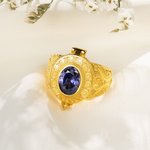 Personalised Vintage Medieval Historical Birthstone Poison Ring with Secret Message Anniversary Birthday Gift for Women