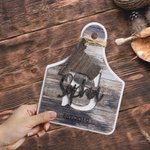 Henkilökohtainen ontto Initial Western Cow Tag puinen työpöydän koriste, jossa nimi ja haltija Home Farmhouse Decor Syntymäpäivälahja Kehystäjille Cow Loversille