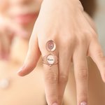 Personalised Vintage Medieval Historical Birthstone Poison Ring with Secret Message Anniversary Birthday Gift for Women