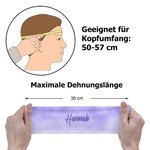 Personalisiertes Farbverlauf Anti-Schweiß Elastisches Stirnband mit Namen Sport Zubehör Geburtstag Geschenk für Herren Damen Sportliebhaber