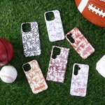Coque de téléphone personnalisée avec texte pour iPhone Samsung Sports Team Accessory Cadeau d'anniversaire pour les amoureux des sports de balle
