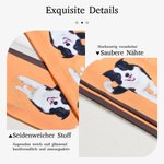 Personalisiertes Mehrfarbiges Haustierfoto Halstuch Schal Haarband mit Namen Alltag Party Geburtstagsgeschenk für Damen Haustierliebhaber