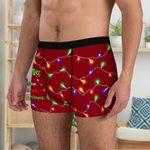 Personalized To Do List Colored Lights Breathable Men's Boxer Brief Underwear with Name  Birthday Christmas Gift for Husband Boyfriend