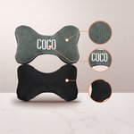 Giocattolo per cani personalizzato a forma di osso morbido in velluto a coste con nome ricamato Regalo di compleanno per addestramento del cane per il proprietario dell'animale.