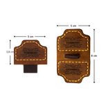 Segnalibro magnetico in pelle personalizzato con nome inciso e portapenne - Regalo ideale per compleanno, scuola o ufficio per amanti dei libri