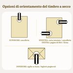 Timbro a secco personalizzato in acciaio inossidabile con iniziale, monogramma in stile gotico e testo - Regalo di compleanno per amanti di libri