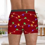 Personalized To Do List Colored Lights Breathable Men's Boxer Brief Underwear with Name  Birthday Christmas Gift for Husband Boyfriend