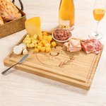 Personalized Engraved Garland Initial FSC Bamboo Cutting Board with Juice Groove Ship from USA Kitchen Supplies Wedding Housewarming for Family Friend